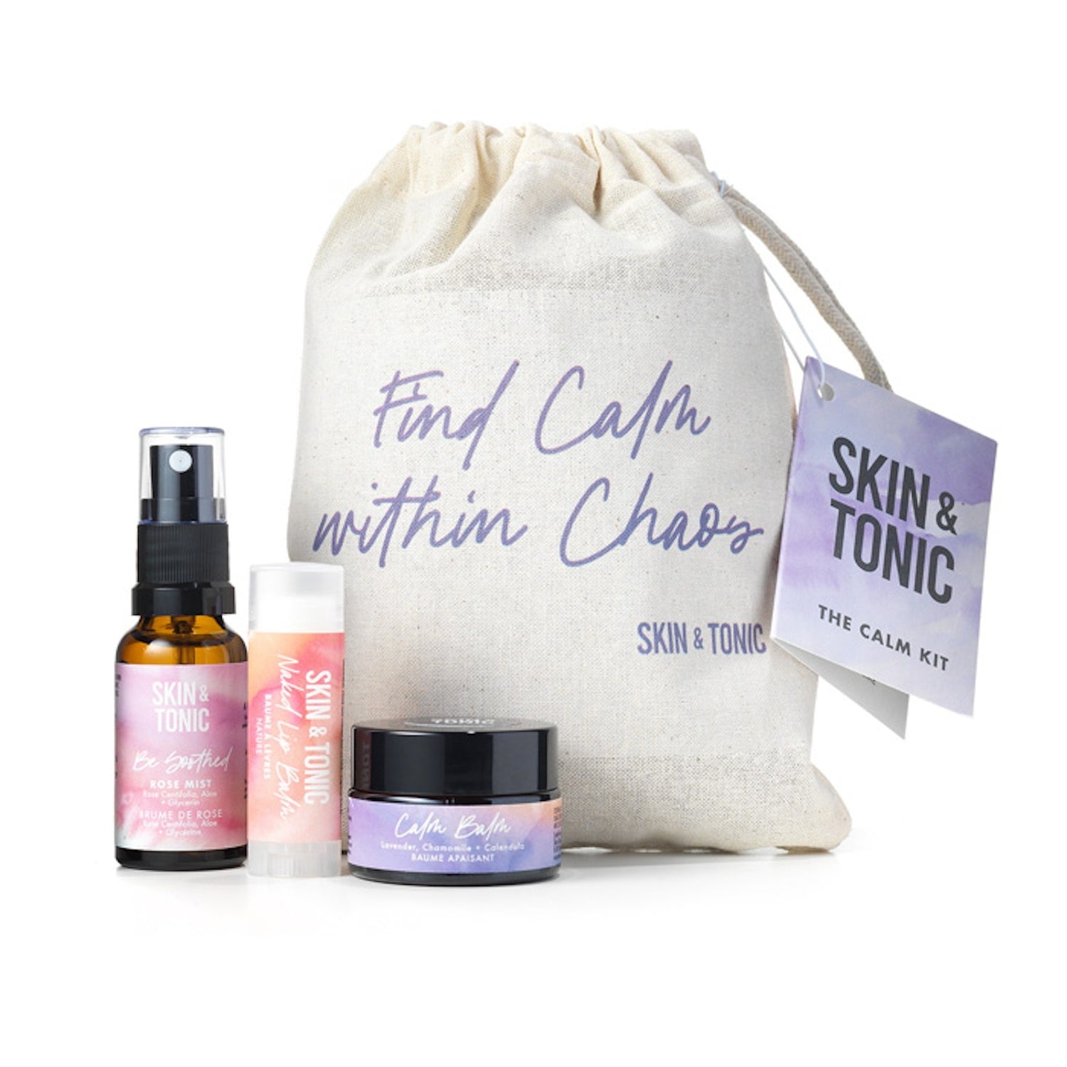 Skin &amp; Tonic- The Calm Kit - PCS