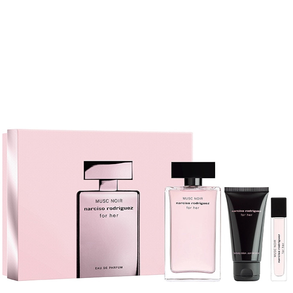 For Her MUSC NOIR Musc Noir Eau De Parfum 50ml Gift Set ThePerfumeWorld